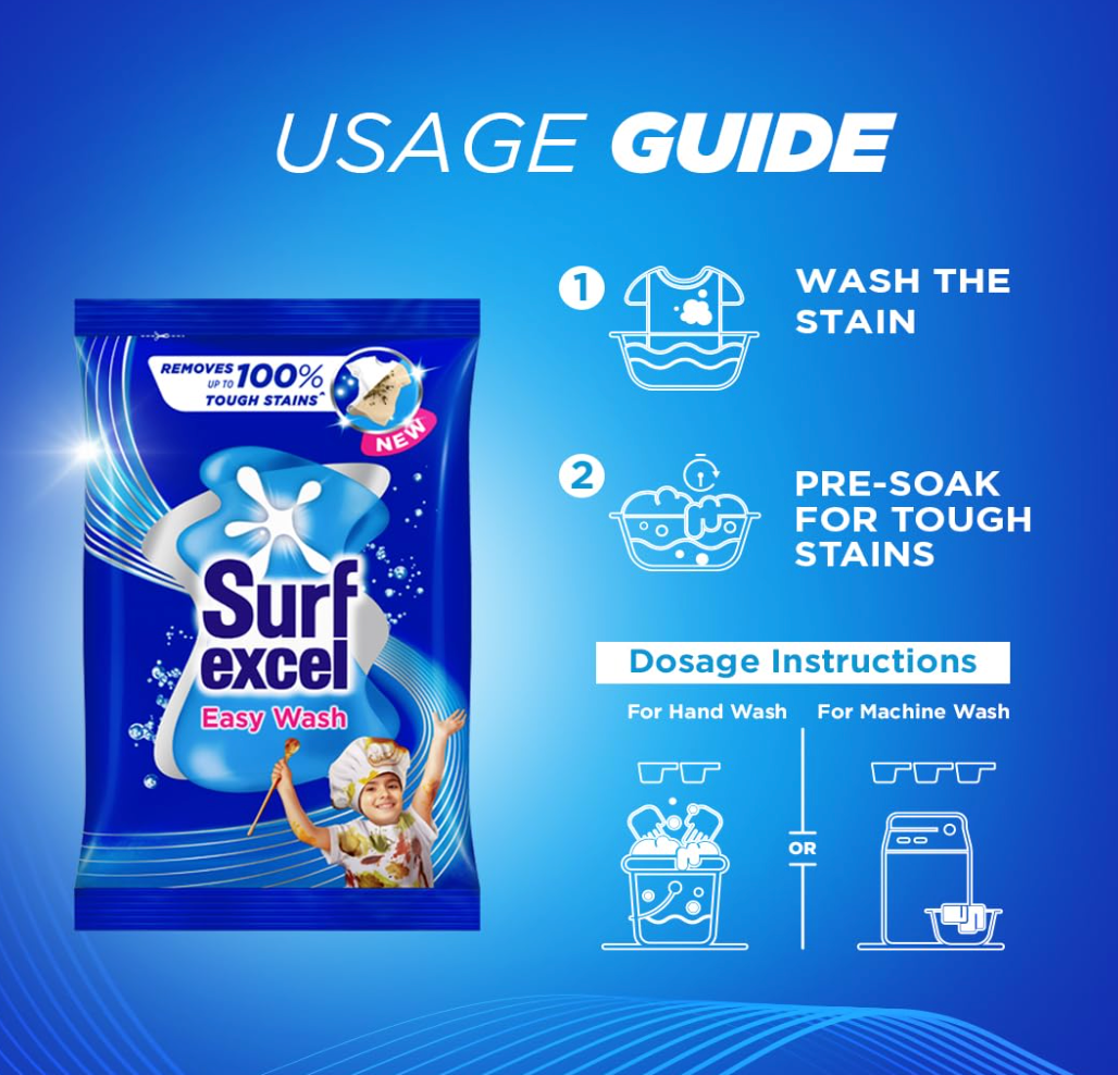 Surf Excel Detergent Powder / Surf 500 gm - Image 7