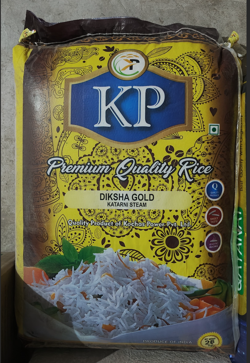 K P Katarni Steam Rice 26 kg