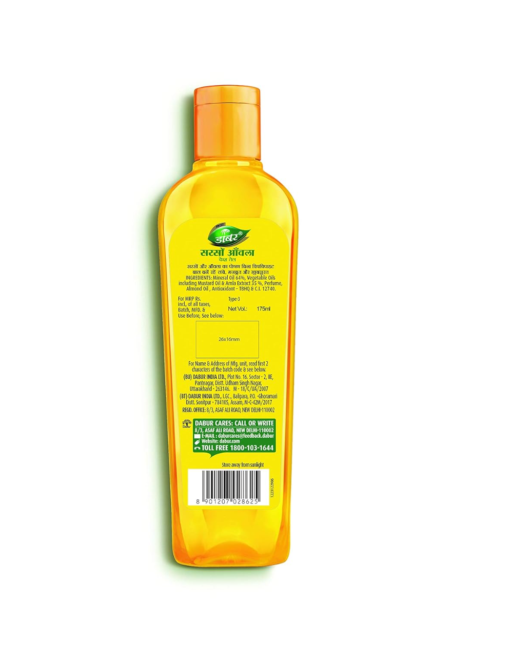Dabur Sarson Amla Oil 175 ml - Image 3