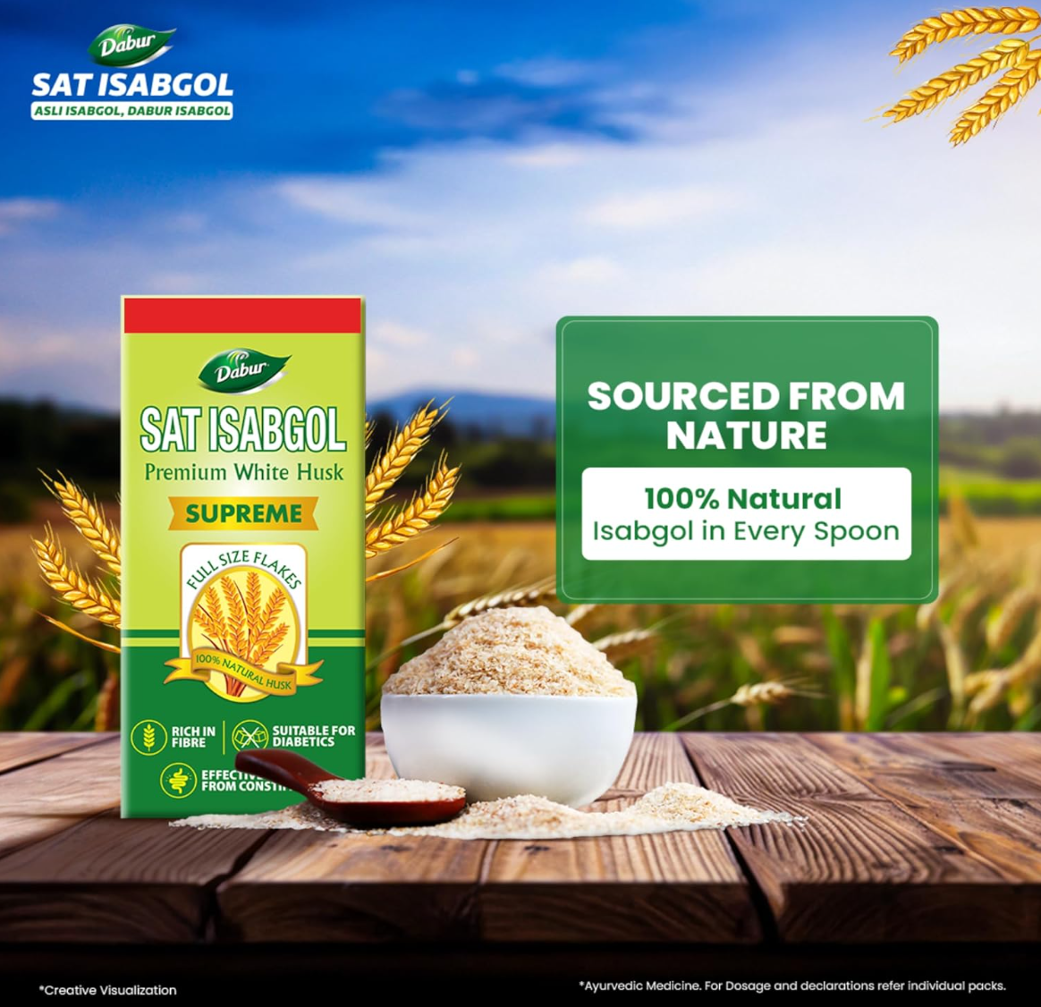 Dabur Sat Isabgol (Psyllium Husk) - Image 5
