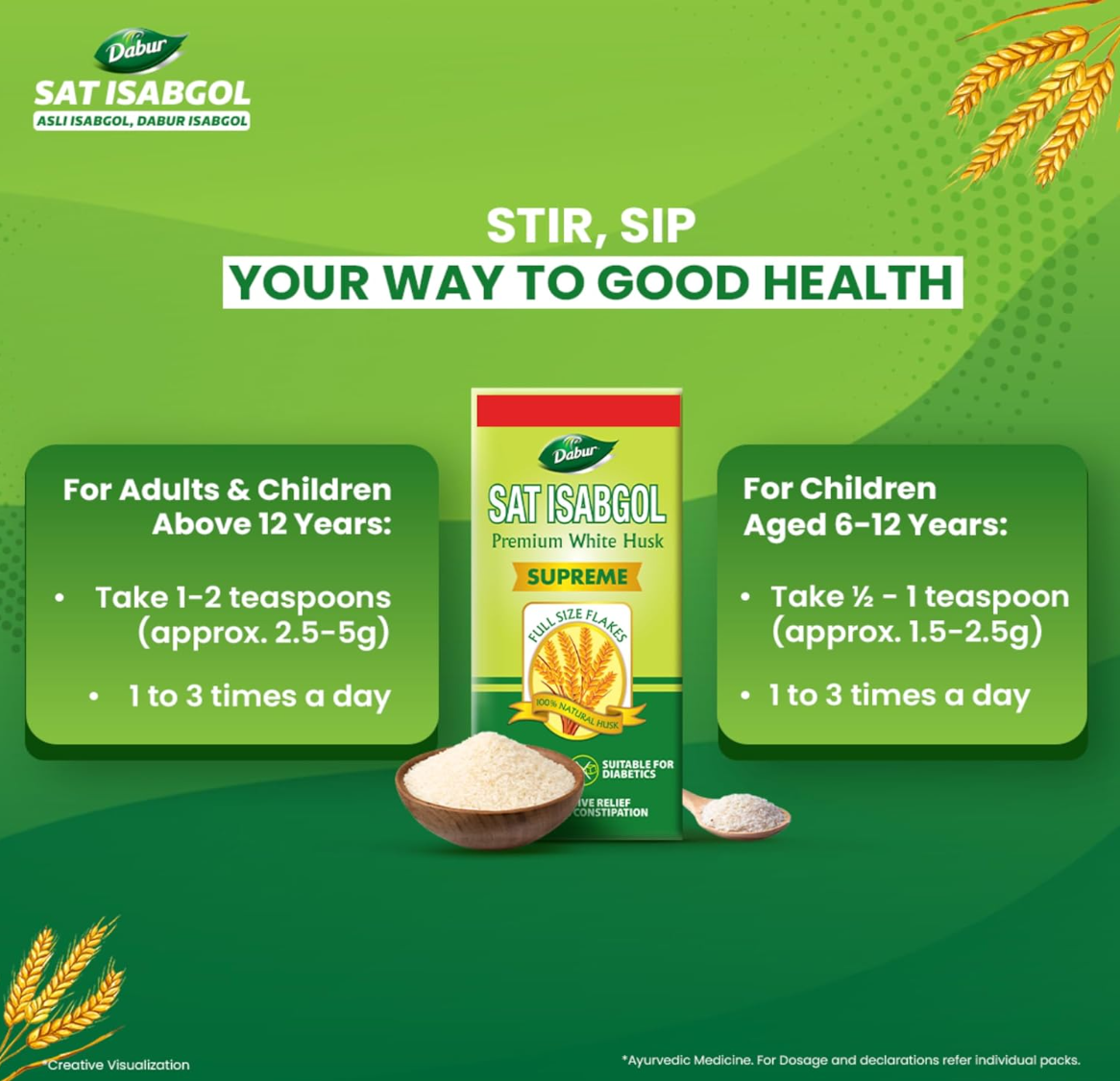 Dabur Sat Isabgol (Psyllium Husk) - Image 8