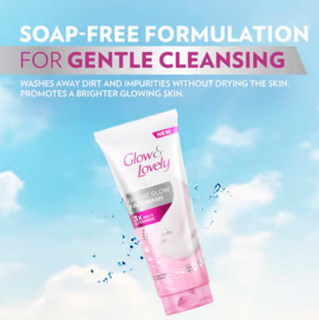 Fair & Lovely Glow & Lovely Facewash 50gm - Image 5