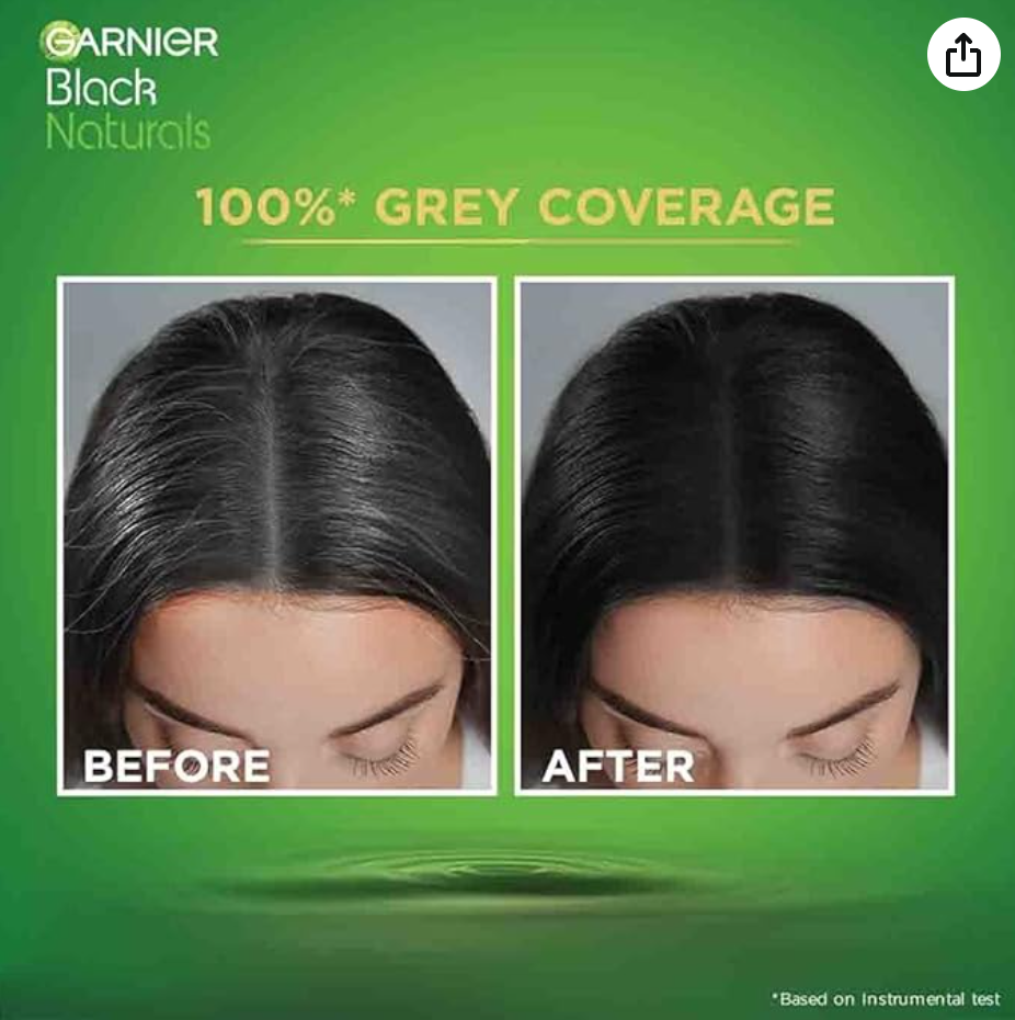 Garnier Black Naturals-Deep Black Hair Colour - Image 3