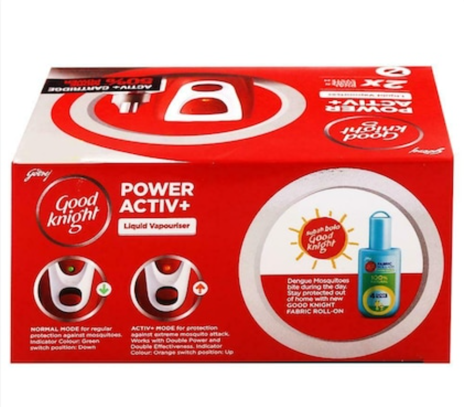Good Knight Power Activ+ Mosquito Repellent Machine + Refill 45 ml - Image 5