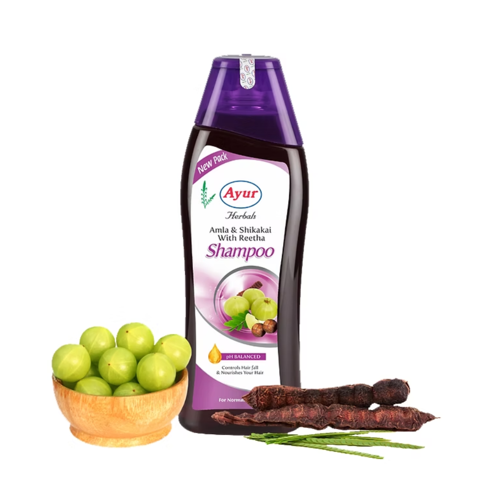 AYUR Herbal Amla Shikakai Shampoo 500gm