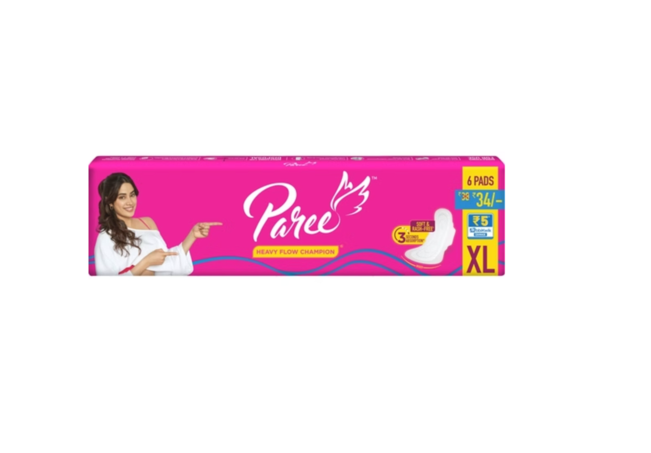 Paree XL Dry Feel Regular 6 Pads