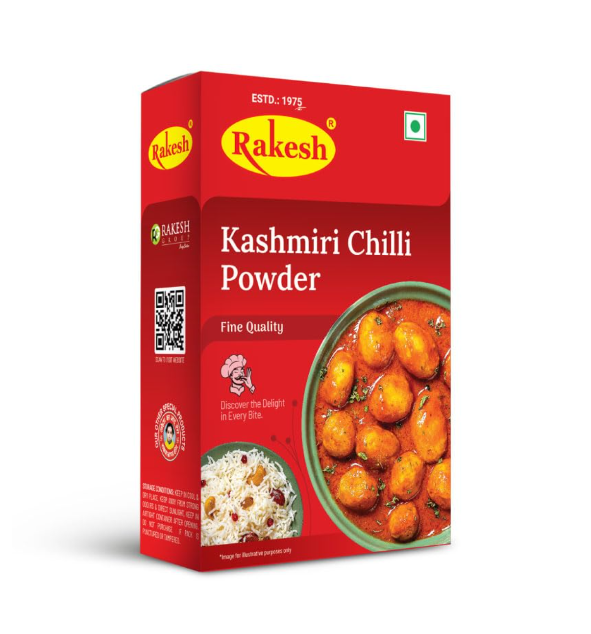 Rakesh Kashmiri Mirch Powder / Red Chilli 100g